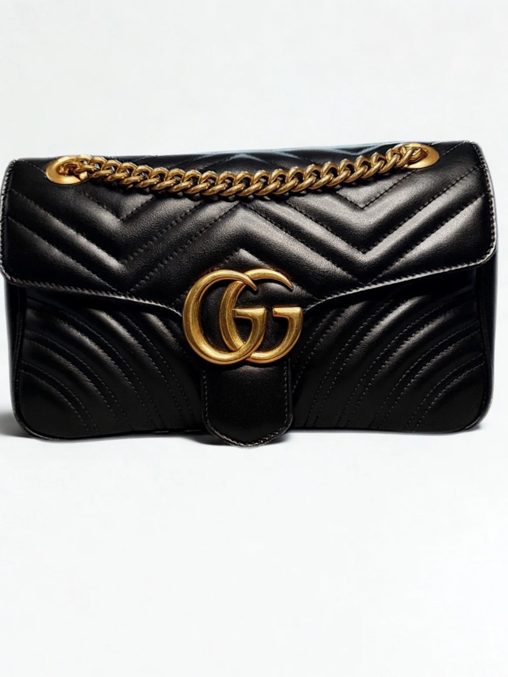 Gucci Small GG Marmont Bag Black